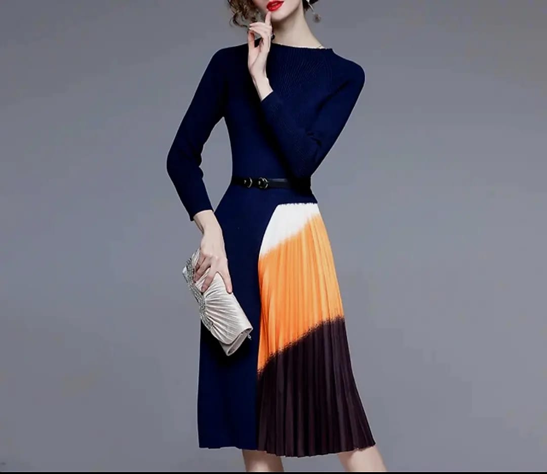 Blue Cherokee Long Dress