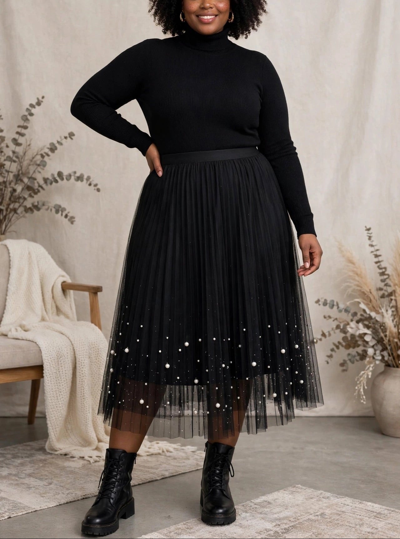 Black Art Skirt