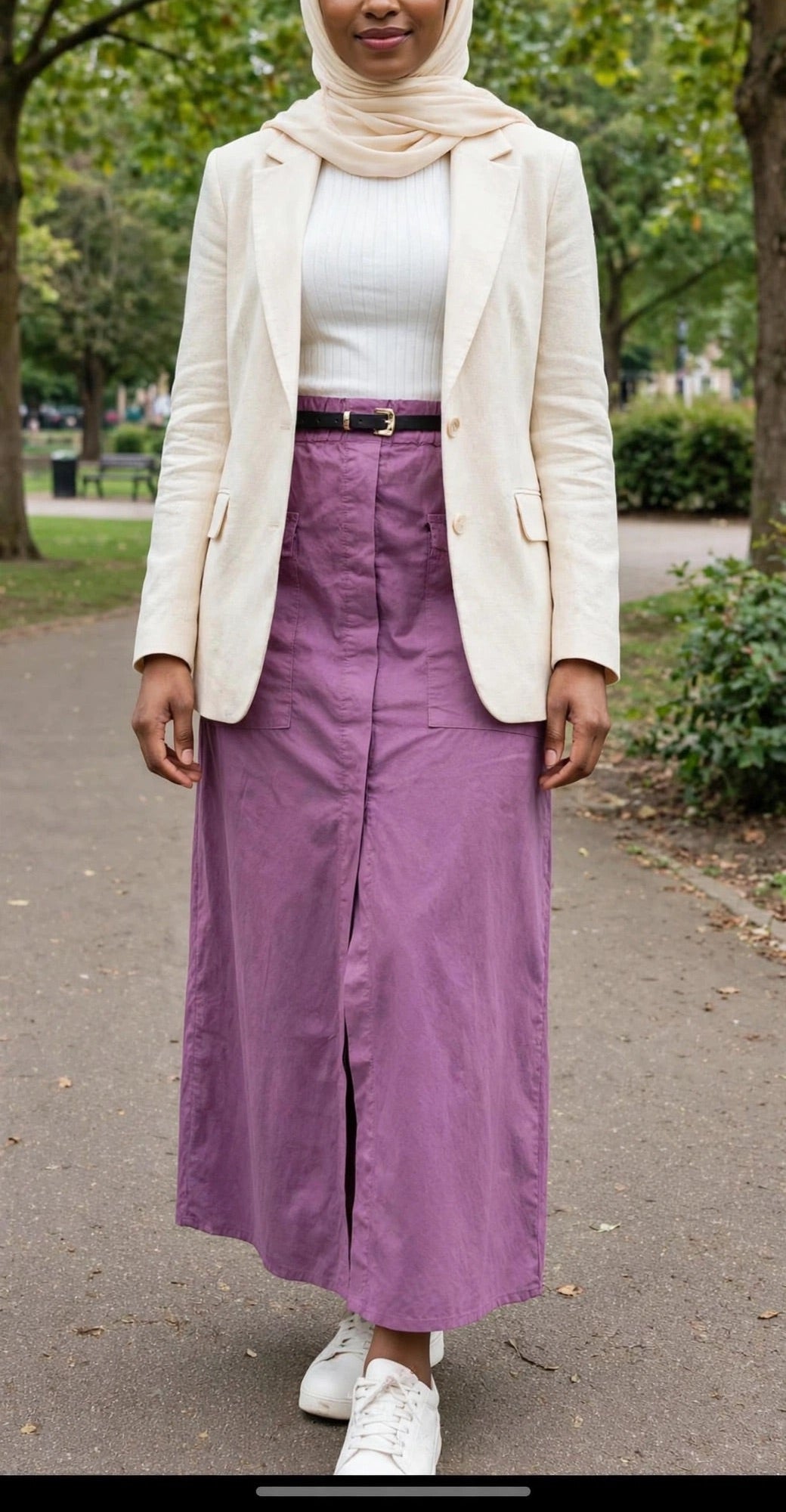 Woman Long Skirt 100% Cotton