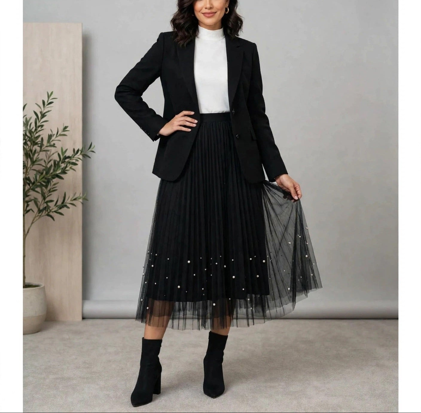 Black Art Skirt