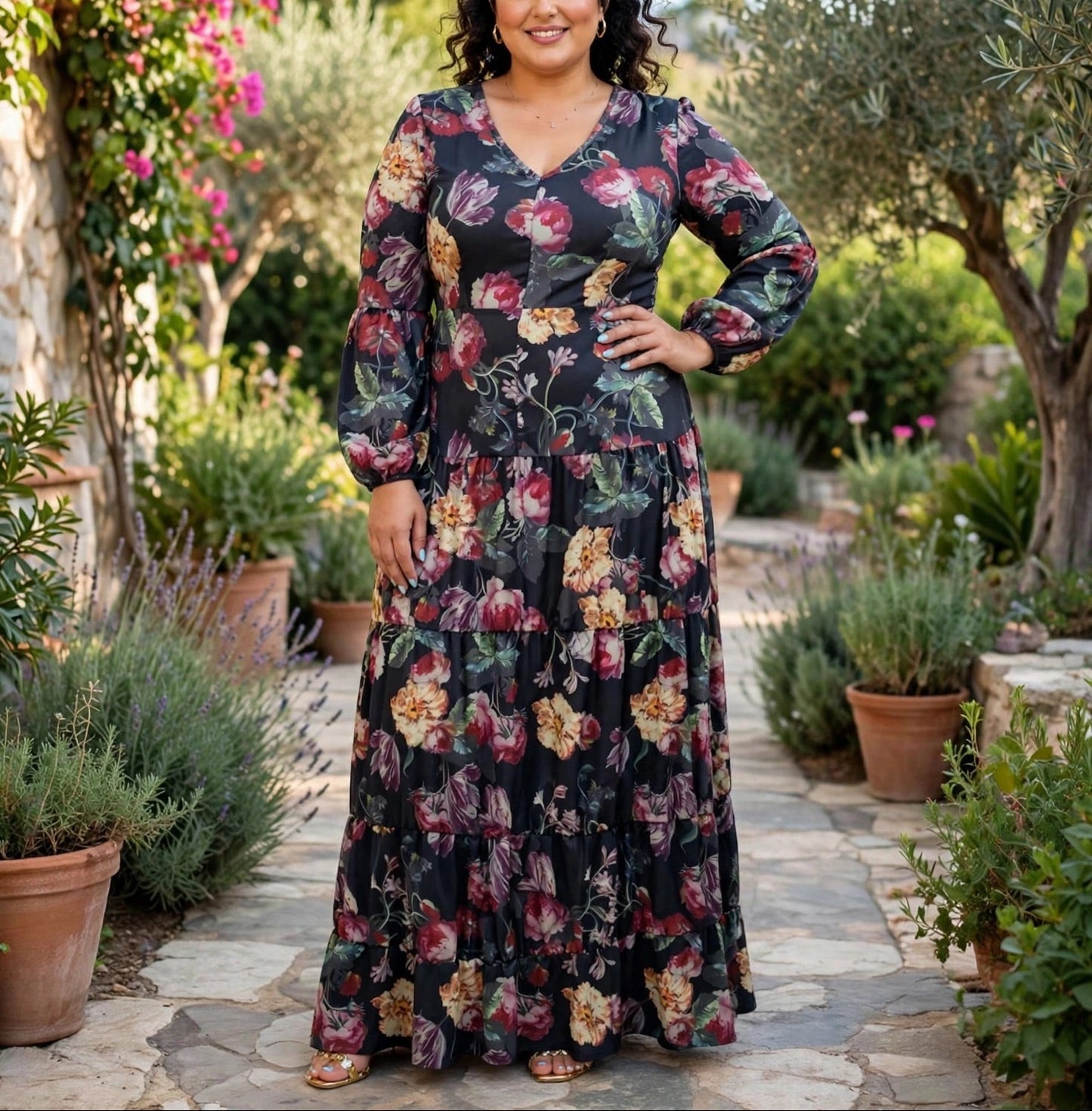 Bible and Roses Dress
