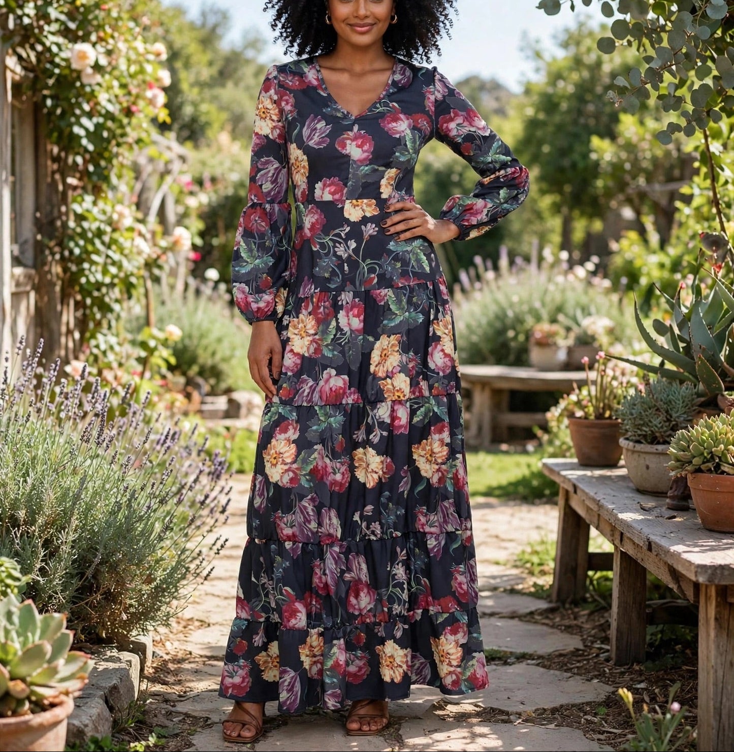 Bible and Roses Dress