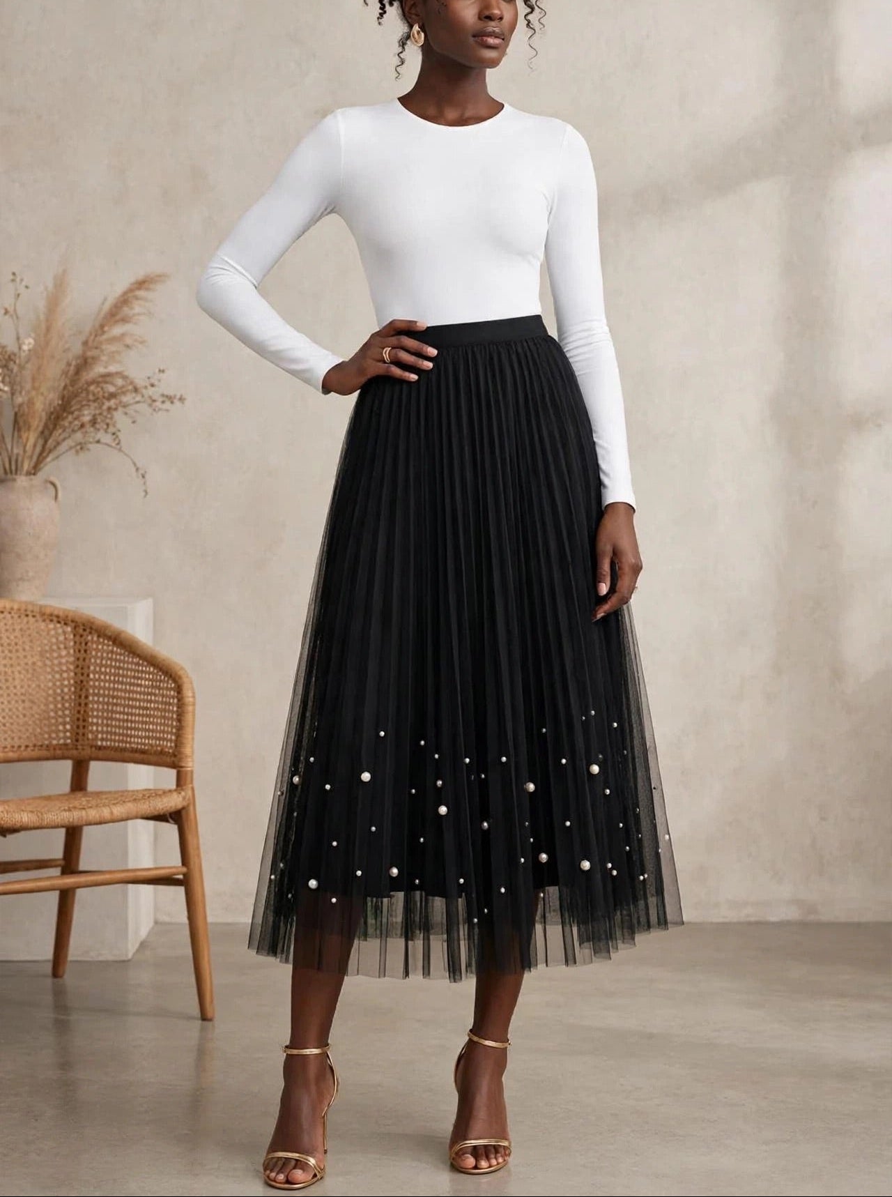 Black Art Skirt