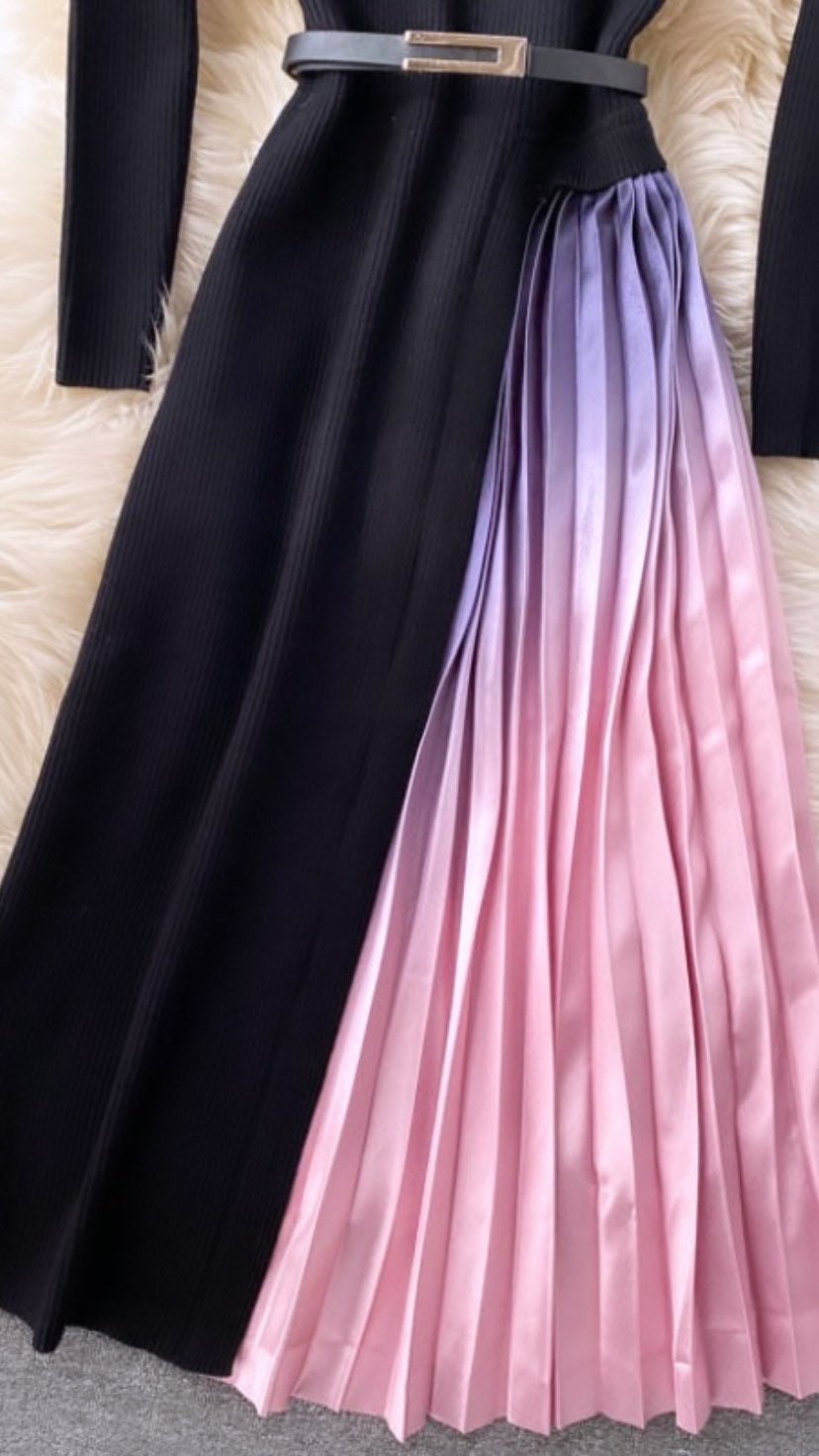 Pink and Purple Cherokee Long Dress